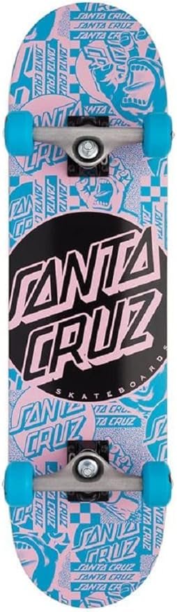 Santa Cruz Flier Dot Complete Street Skateboard 8.0